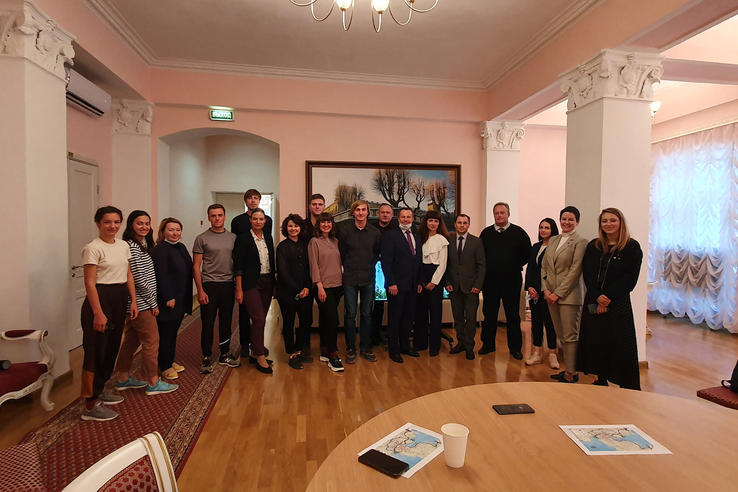 В Гатчине состоялась встреча участников проекта Вело47 с представителями вело-экспедиции Москва - Санкт-Петербург