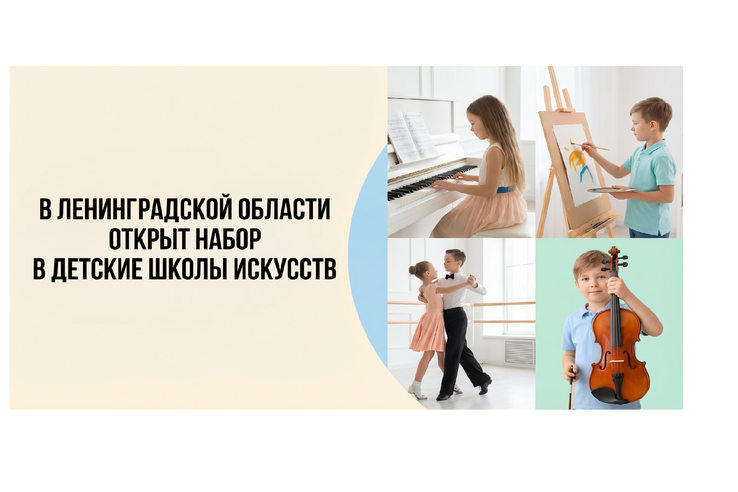 В Ленинградской области начался приём в детские школы искусств