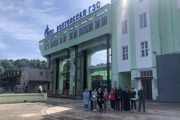 Участники «Школы экскурсоводов» посетили  Волховскую ГЭС ПАО «ТГК-1»