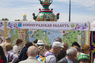 Ленинградская область приняла участие в Фестивале русского гостеприимства «САМОВАРФЕСТ»